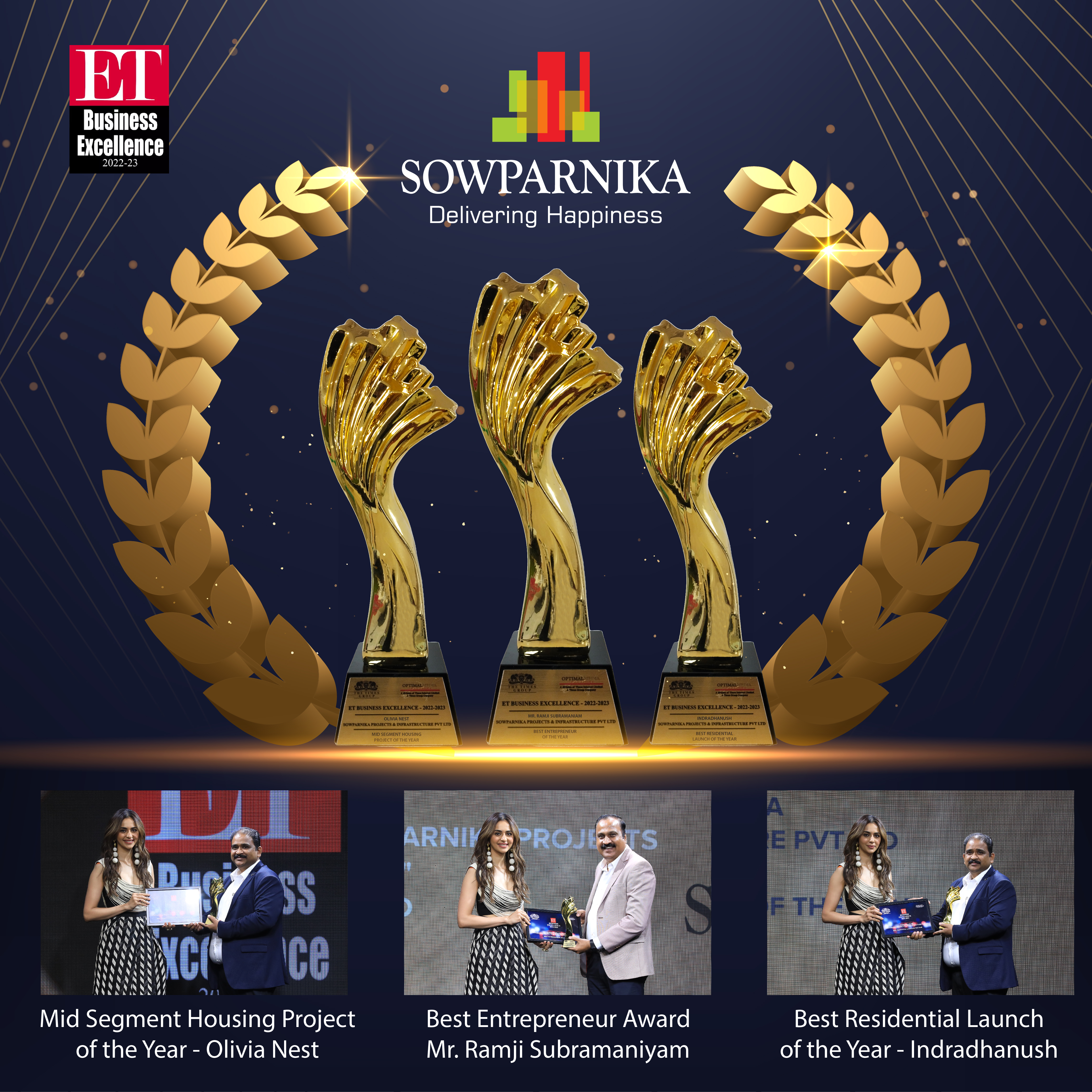 Sowparnika's Design Excellence Recognized: Best Luxury Villa Design Award 2024