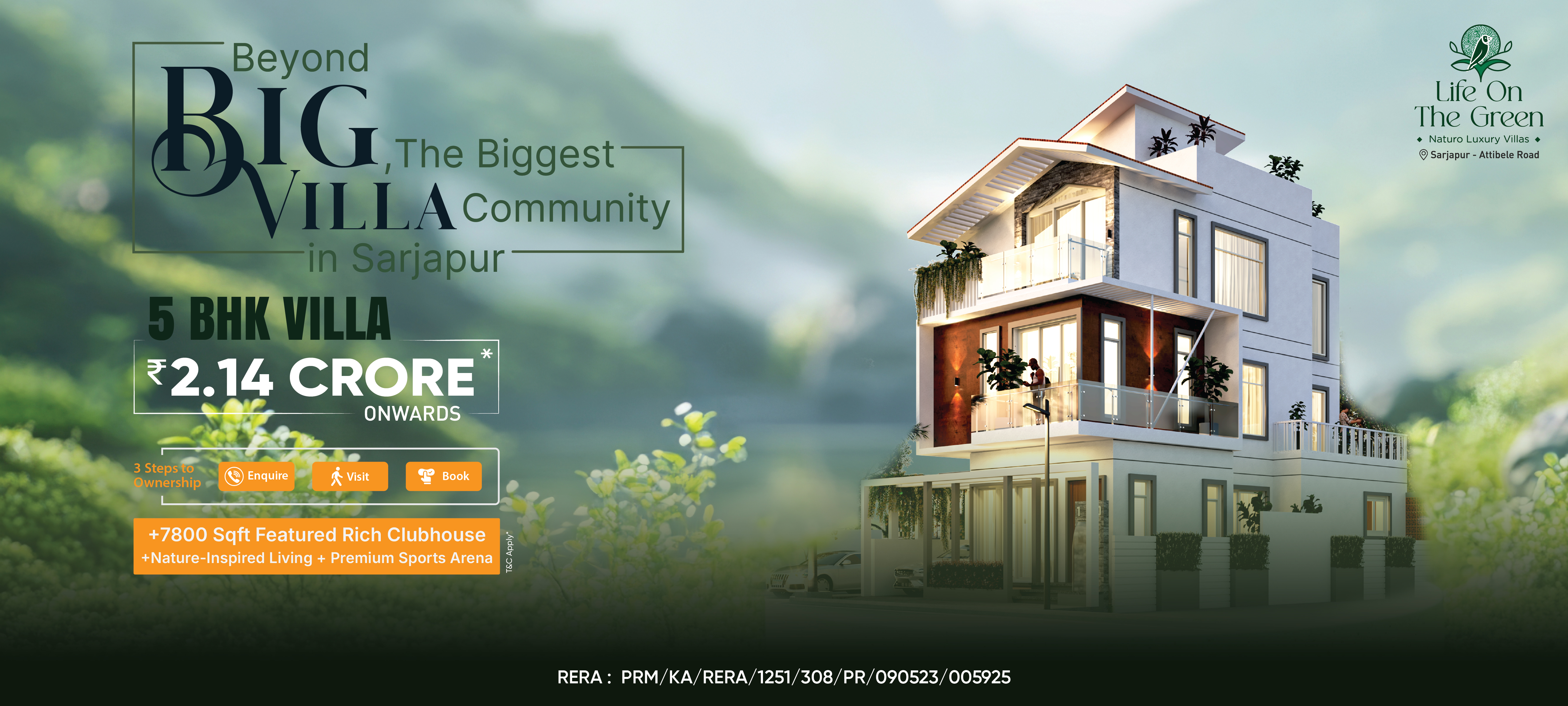 Sowparnika Life On The Green - Premium 5 BHK Villas in Sarjapur with No Pre EMI Till Possession